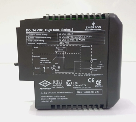KJ3202X1-BA1 12P2536X062 Emerson Delta V High Side Series2 Output Module 24 VDC